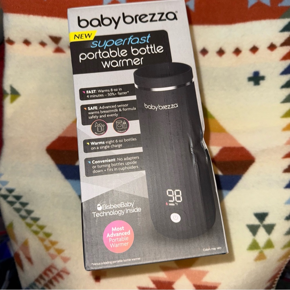 Black Portable Baby Bottle Warmer